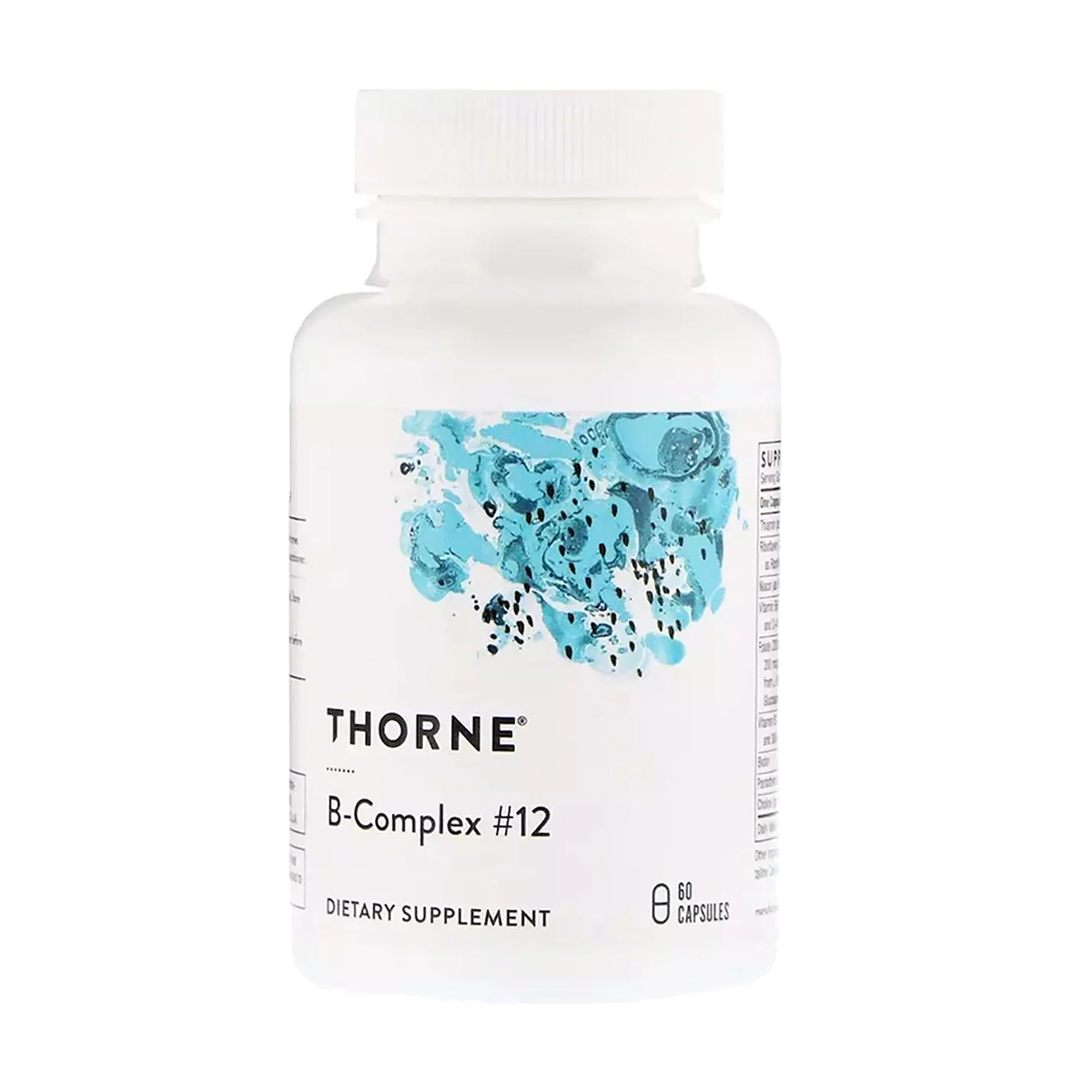 B-Комплекс 12 Thorne Research B-Complex 12, 60 капсул
